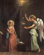 Pierre Auguste Pichon The Anunciacion oil painting
